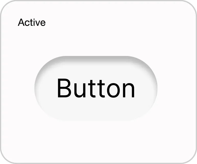 Green Text Button Active State